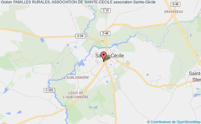 plan association Familles Rurales, Association De Sainte-cecile Sainte-Cécile