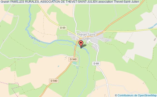 plan association Familles Rurales, Association De Thevet-saint-julien Thevet-Saint-Julien