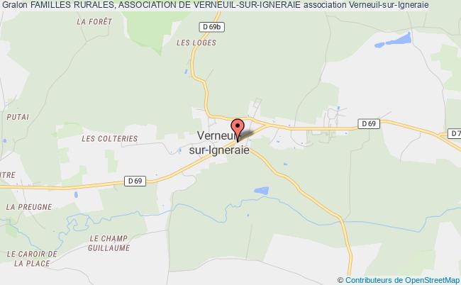 plan association Familles Rurales, Association De Verneuil-sur-igneraie Verneuil-sur-Igneraie