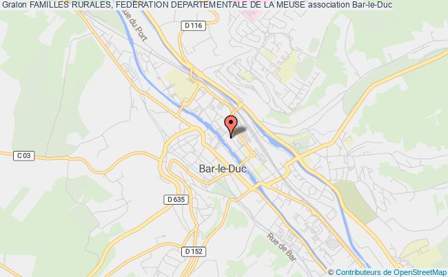 plan association Familles Rurales, Federation Departementale De La Meuse Bar-le-Duc