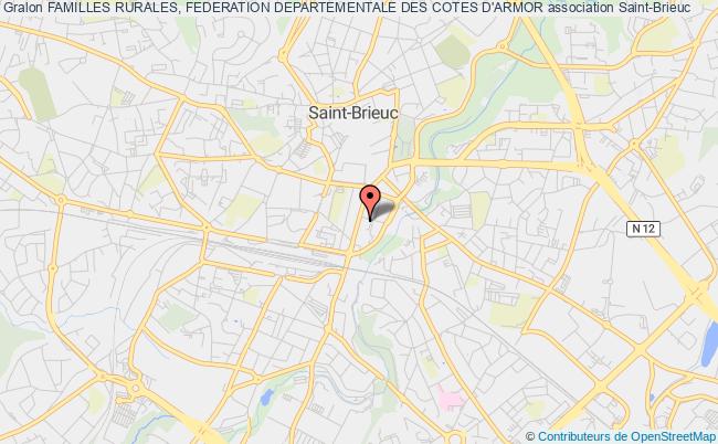 plan association Familles Rurales, Federation Departementale Des Cotes D'armor Saint-Brieuc