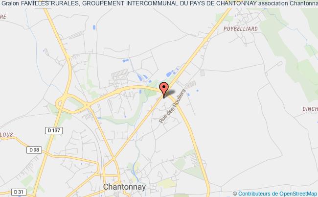 plan association Familles Rurales, Groupement Intercommunal Du Pays De Chantonnay Chantonnay