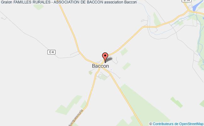 FAMILLES RURALES - ASSOCIATION DE BACCON