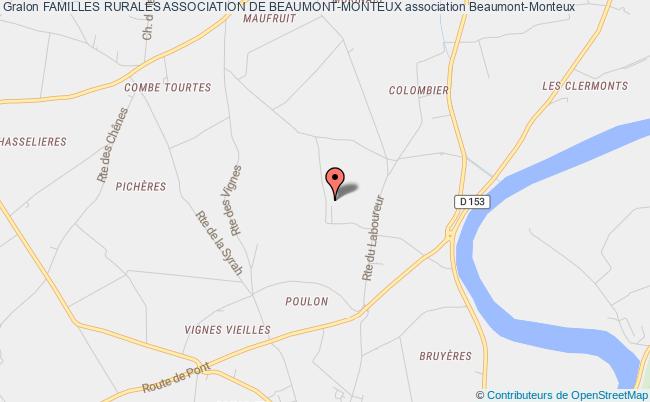plan association Familles Rurales Association De Beaumont-monteux Beaumont-Monteux