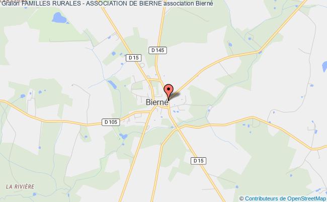 plan association Familles Rurales - Association De Bierne Bierné-les-Villages