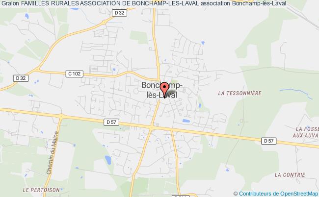 plan association Familles Rurales Association De Bonchamp-les-laval Bonchamp-lès-Laval