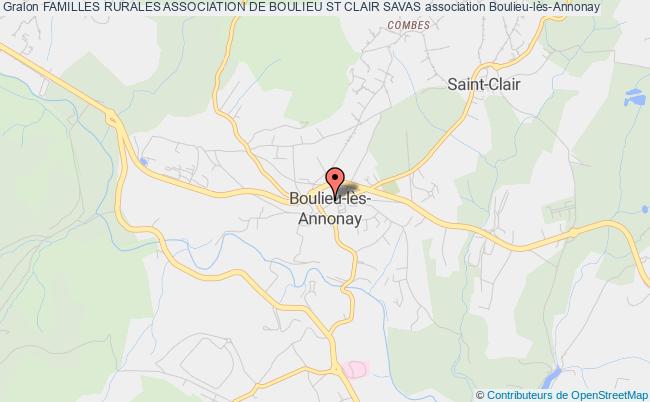 plan association Familles Rurales Association De Boulieu St Clair Savas Boulieu-lès-Annonay