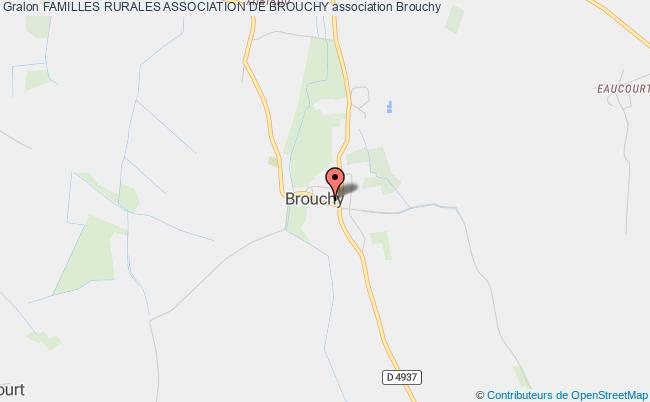 plan association Familles Rurales Association De Brouchy Brouchy