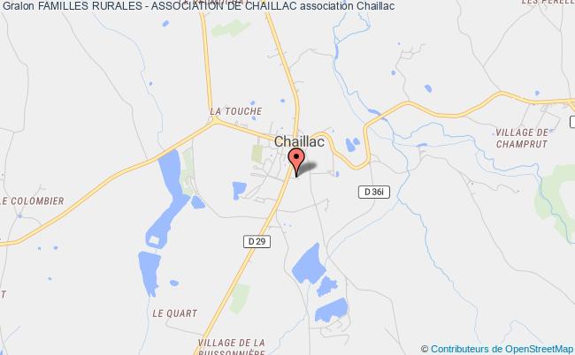 plan association Familles Rurales - Association De Chaillac Chaillac