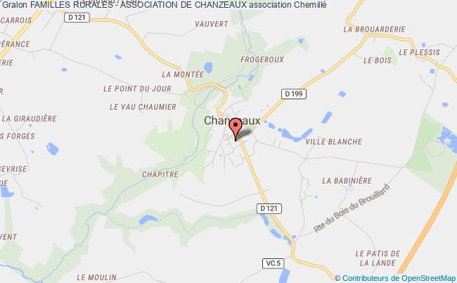 plan association Familles Rurales - Association De Chanzeaux Chemillé-en-Anjou