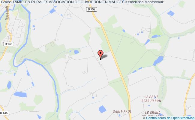 plan association Familles Rurales Association De Chaudron En Mauges Montrevault-sur-Èvre