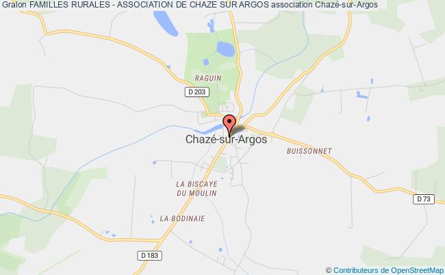 plan association Familles Rurales - Association De Chaze Sur Argos Chazé-sur-Argos