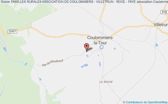 plan association Familles Rurales Association De Coulommiers - Villetrun - Roce - Faye Coulommiers-la-Tour