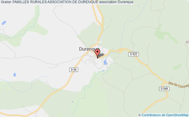 plan association Familles Rurales Association De Durenque Durenque