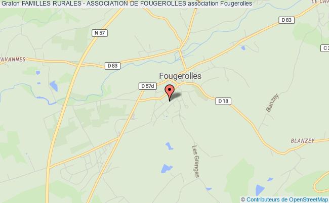 plan association Familles Rurales - Association De Fougerolles Fougerolles
