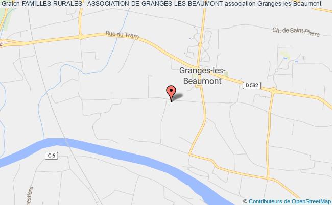 plan association Familles Rurales - Association De Granges-les-beaumont GRANGES-LES-BEAUMONT