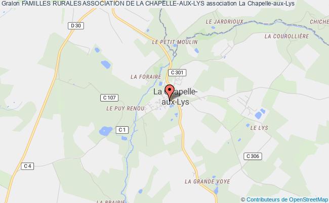 plan association Familles Rurales Association De La Chapelle-aux-lys La    Chapelle-aux-Lys