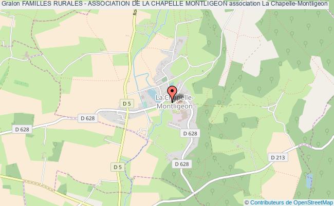 plan association Familles Rurales - Association De La Chapelle Montligeon La Chapelle-Montligeon