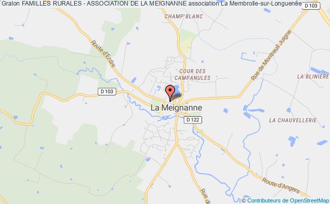 plan association Familles Rurales - Association De La Meignanne Longuenée-en-Anjou