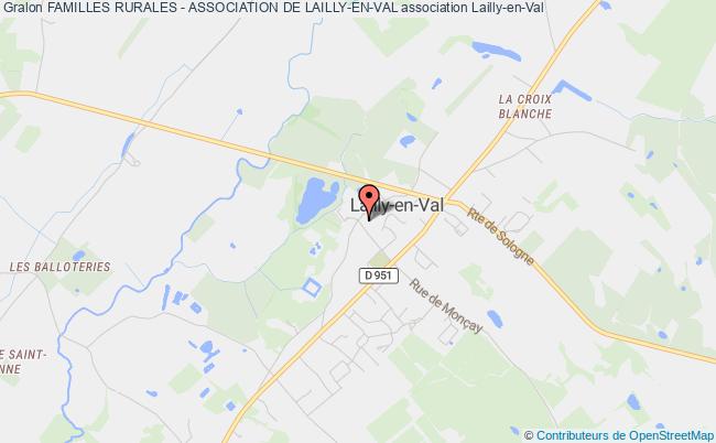 plan association Familles Rurales - Association De Lailly-en-val Lailly-en-Val