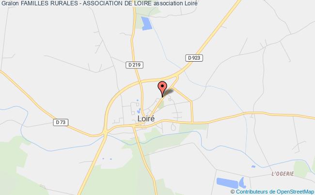 plan association Familles Rurales - Association De Loire Loiré