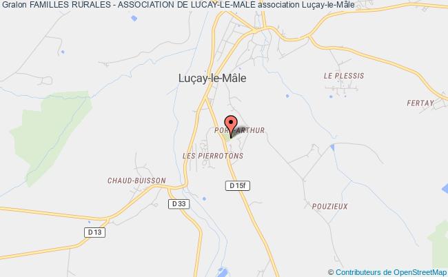 plan association Familles Rurales - Association De Lucay-le-male Luçay-le-Mâle