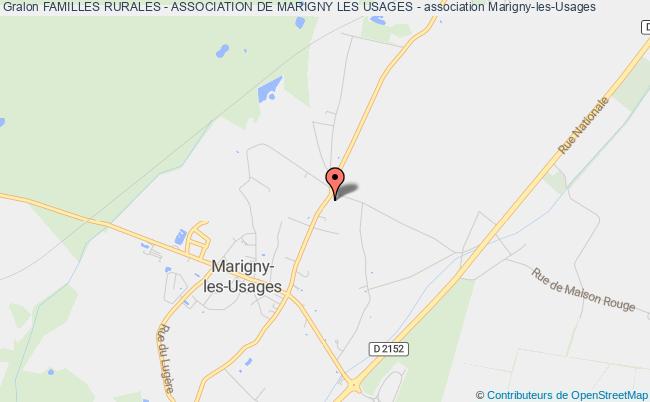 plan association Familles Rurales - Association De Marigny Les Usages - Marigny-les-Usages