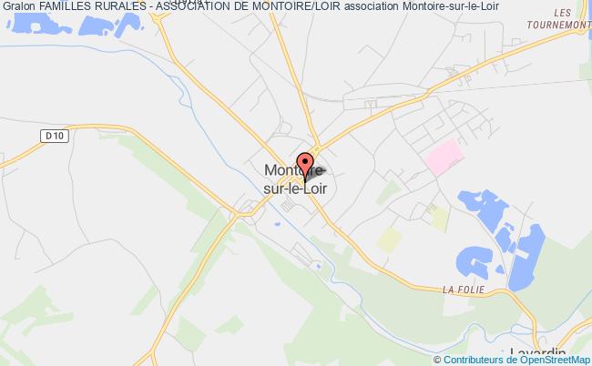 plan association Familles Rurales - Association De Montoire/loir Montoire-sur-le-Loir