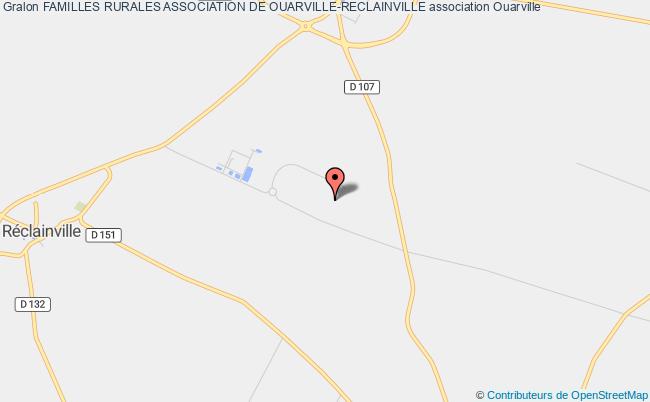 plan association Familles Rurales Association De Ouarville-reclainville Ouarville