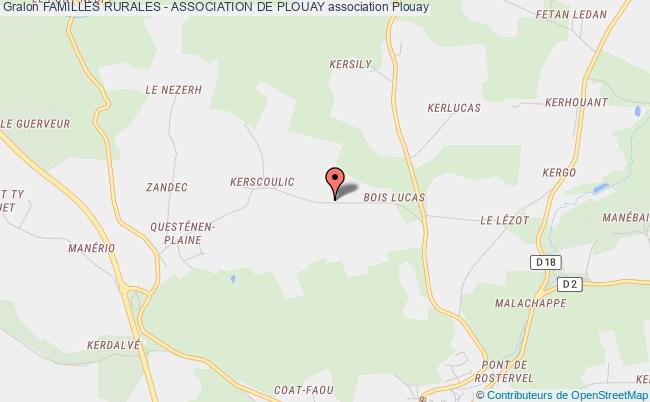 plan association Familles Rurales - Association De Plouay Plouay