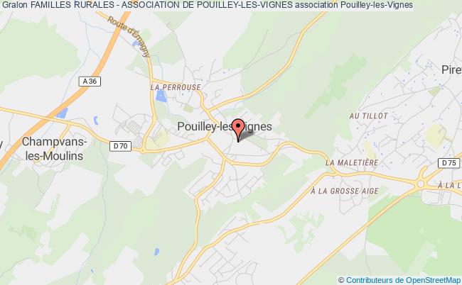 plan association Familles Rurales - Association De Pouilley-les-vignes Pouilley-les-Vignes