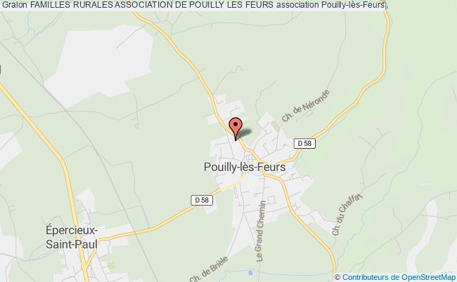 plan association Familles Rurales Association De Pouilly Les Feurs Pouilly-lès-Feurs
