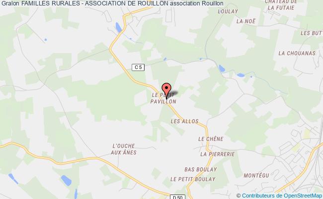 plan association Familles Rurales - Association De Rouillon Rouillon
