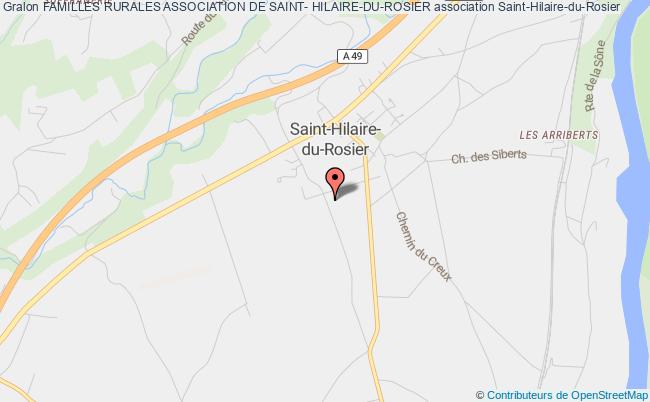 plan association Familles Rurales Association De Saint- Hilaire-du-rosier Saint-Hilaire-du-Rosier