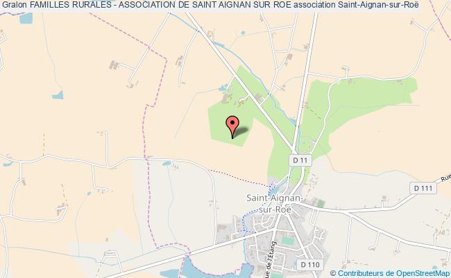 plan association Familles Rurales - Association De Saint Aignan Sur Roe Saint-Aignan-sur-Roë