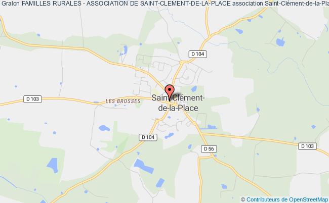 plan association Familles Rurales - Association De Saint-clement-de-la-place Saint-Clément-de-la-Place