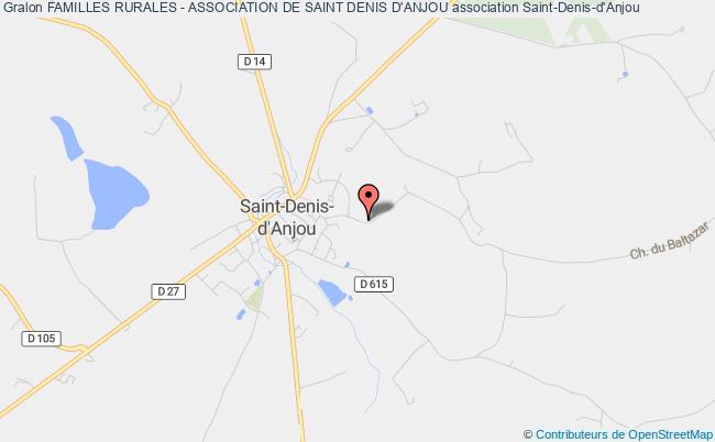 plan association Familles Rurales - Association De Saint Denis D'anjou Saint-Denis-d'Anjou