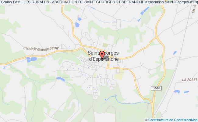 plan association Familles Rurales - Association De Saint Georges D'esperanche Saint-Georges-d'Espéranche