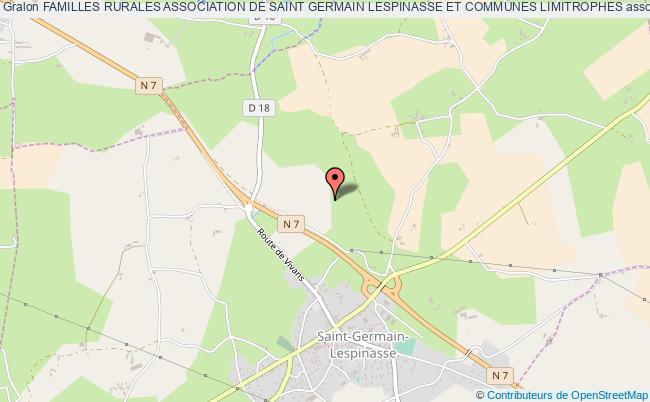 plan association Familles Rurales Association De Saint Germain Lespinasse Et Communes Limitrophes Saint-Germain-Lespinasse
