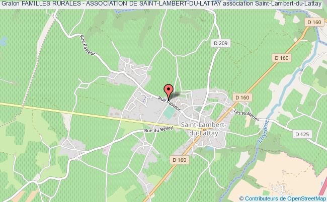 plan association Familles Rurales - Association De Saint-lambert-du-lattay Saint-Lambert-du-Lattay