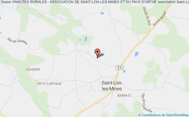plan association Familles Rurales - Association De Saint-lon-les-mines Et Du Pays D'orthe Saint-Lon-les-Mines