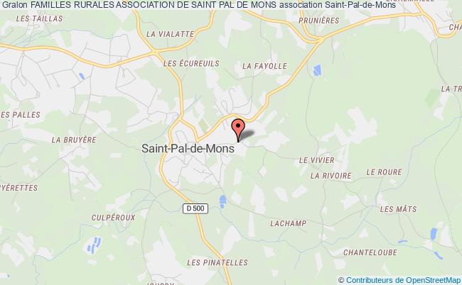 plan association Familles Rurales Association De Saint Pal De Mons Saint-Pal-de-Mons