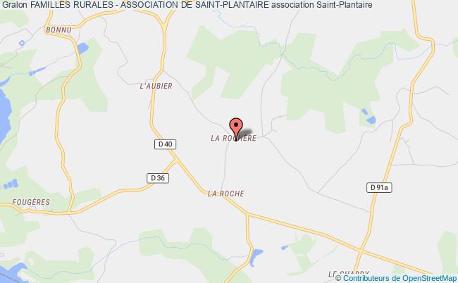 plan association Familles Rurales - Association De Saint-plantaire Saint-Plantaire