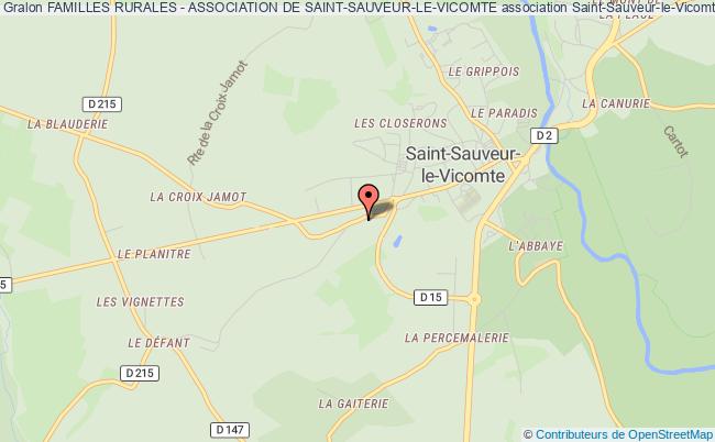 plan association Familles Rurales - Association De Saint-sauveur-le-vicomte Saint-Sauveur-le-Vicomte