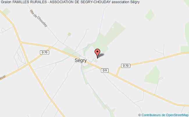 plan association Familles Rurales - Association De Segry-chouday Ségry