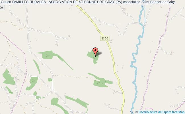 plan association Familles Rurales - Association De St-bonnet-de-cray (pa) Saint-Bonnet-de-Cray