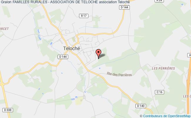 plan association Familles Rurales - Association De Teloche Teloché