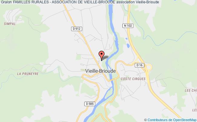 plan association Familles Rurales - Association De Vieille-brioude Vieille-Brioude