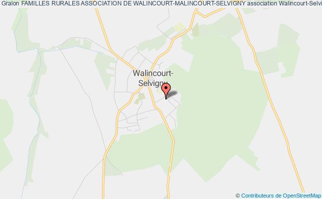 plan association Familles Rurales Association De Walincourt-malincourt-selvigny Walincourt-Selvigny