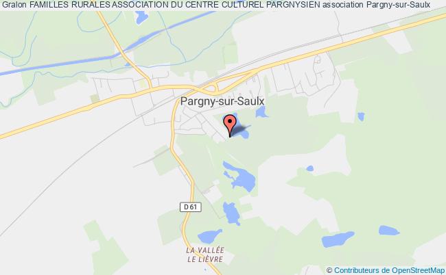 plan association Familles Rurales Association Du Centre Culturel Pargnysien Pargny-sur-Saulx